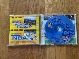 NFL 2K (Sega Dreamcast, 1999)  Complete in Box - CIB