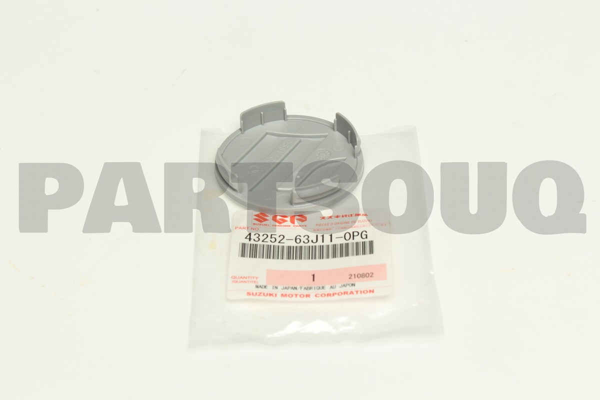 4325263J110PG Genuine Suzuki CAP,WHEEL CTR 43252-63J11-0PG | eBay