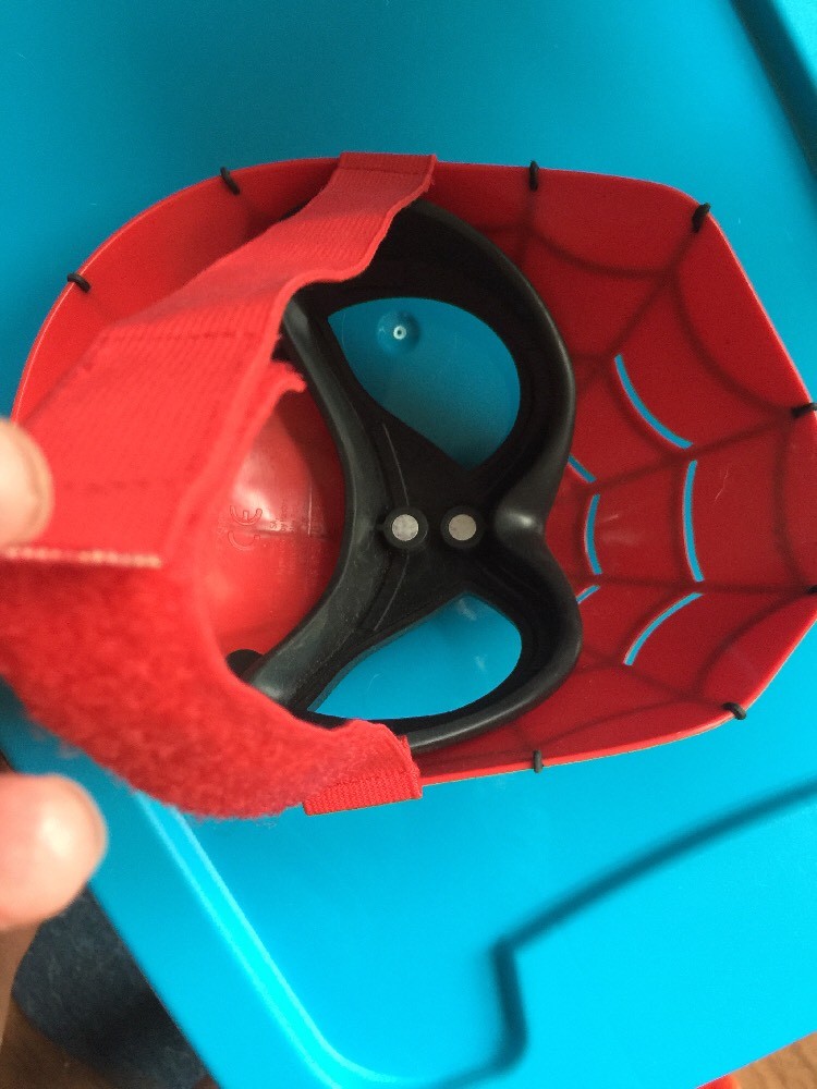 Ultimate Spiderman Hero Face Mask for Cosplay - Adjustable Padded image 5