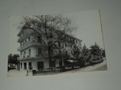 AK VON ''ABANO''(PD) HOTEL SALUS POSTKARTE 50er Jahre