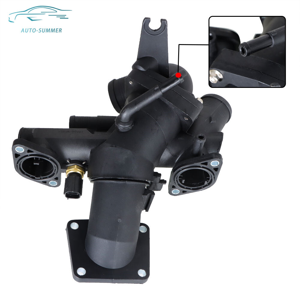 AJ811793 Water Outlet & Thermostat Housing For Jaguar 20062008 XJ8