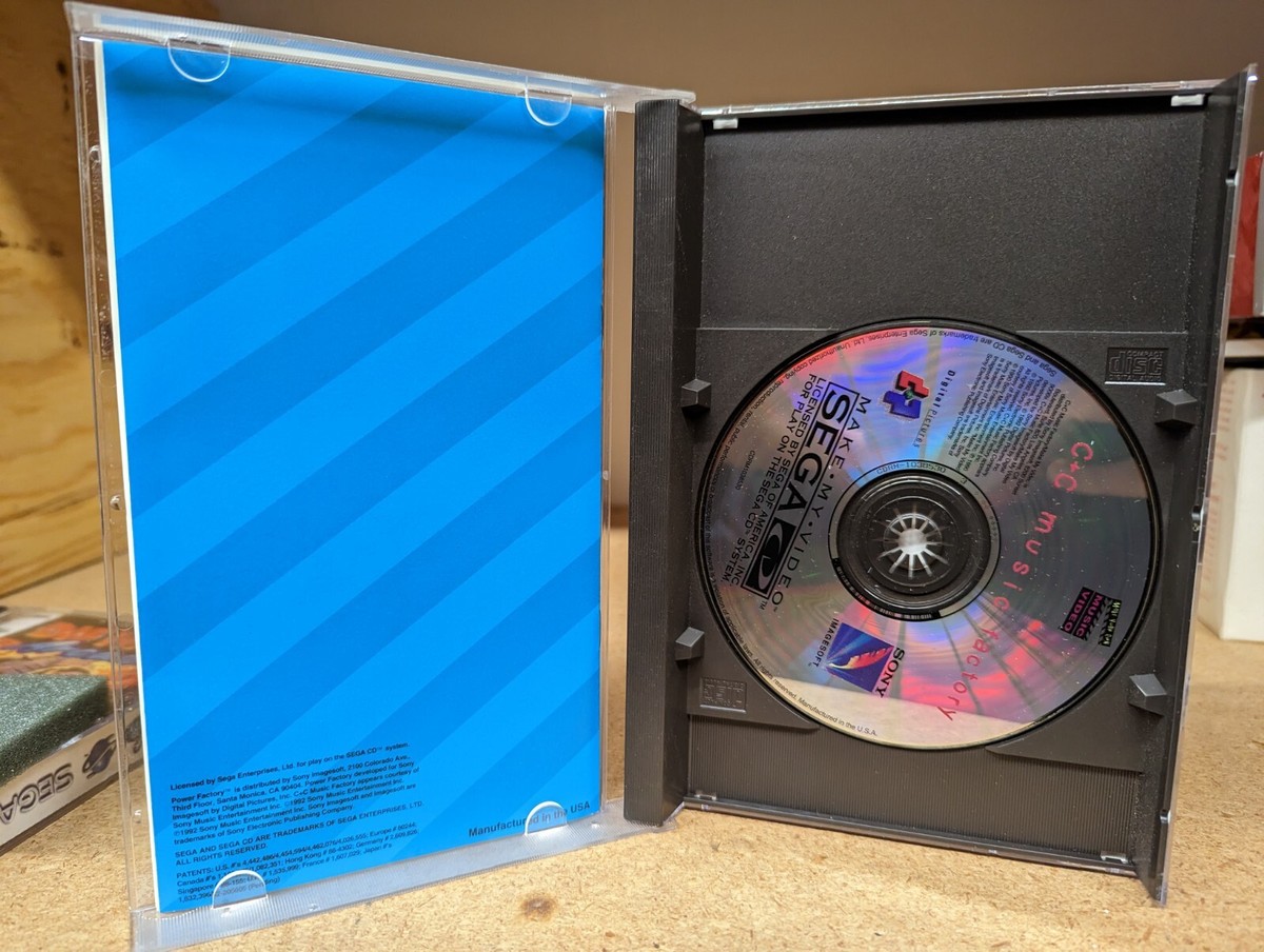 ぽむページ　SCO-100/CD Power Factory Featuring C + C Music Factory - Sega CD, 1992