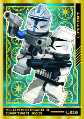 LEGO Star Wars Serie 4 LE18 - Klonkrieger & Captain Rex - Limitierte Karte