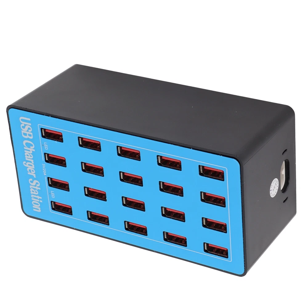 WLXA5+ 100W 20-Port USB Fast Charging Station Power Hub Adapter