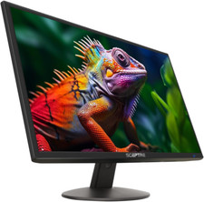 24-Inch Professional Thin 1080P LED Monitor 99 Srgb 2X HDMI VGA Build-In Speake