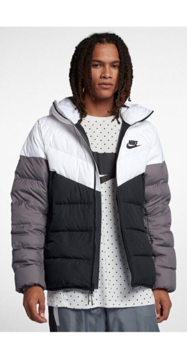 Nike Vintage Rare Down Filled Puffer Windrunner J… - image 1