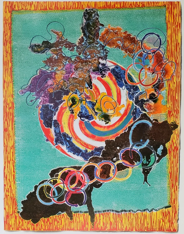 Impresiones multimedia mixtas de Frank Stella Juam Imaginary Places Tyler Graphics Ltd. Escaso Foto 3 de 4