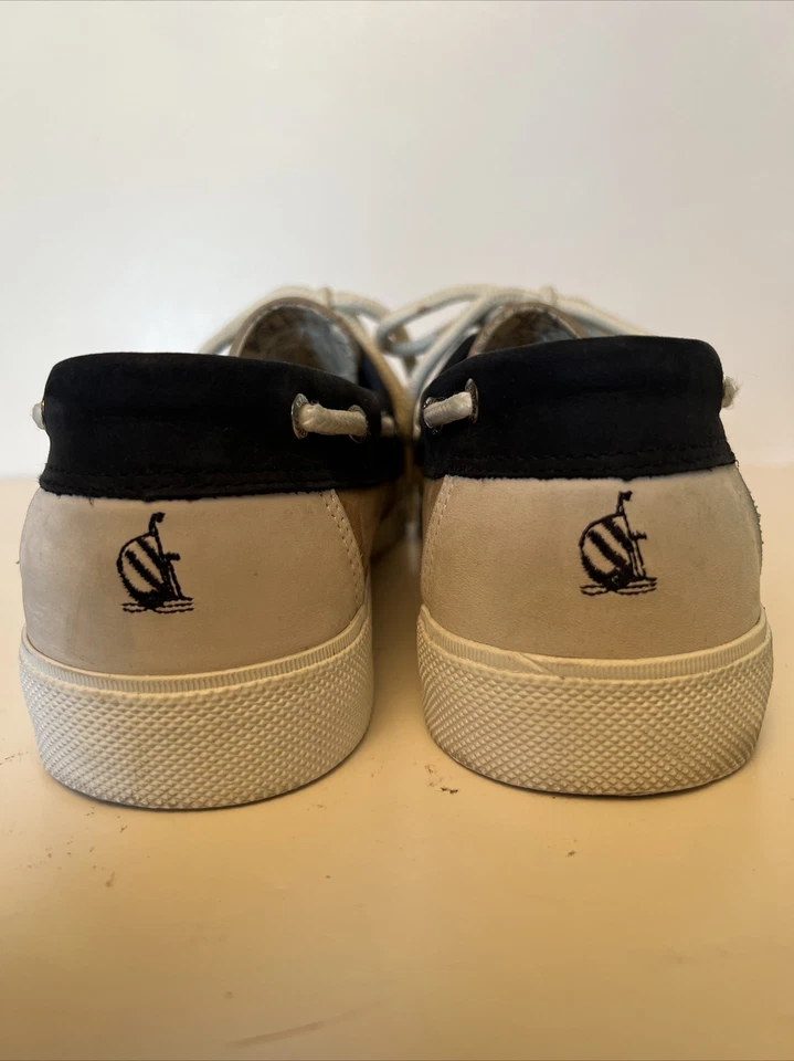 Zapatos de gamuza con cordones de cuero marrón claro Nautica Boater II para hombre talla 10 EE. UU. -44 UE Foto 4 de 4