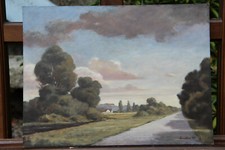 Dachau Dachauer Maler Endter Himmelreichweg nach Dachau mit Schloss Himmelreich 