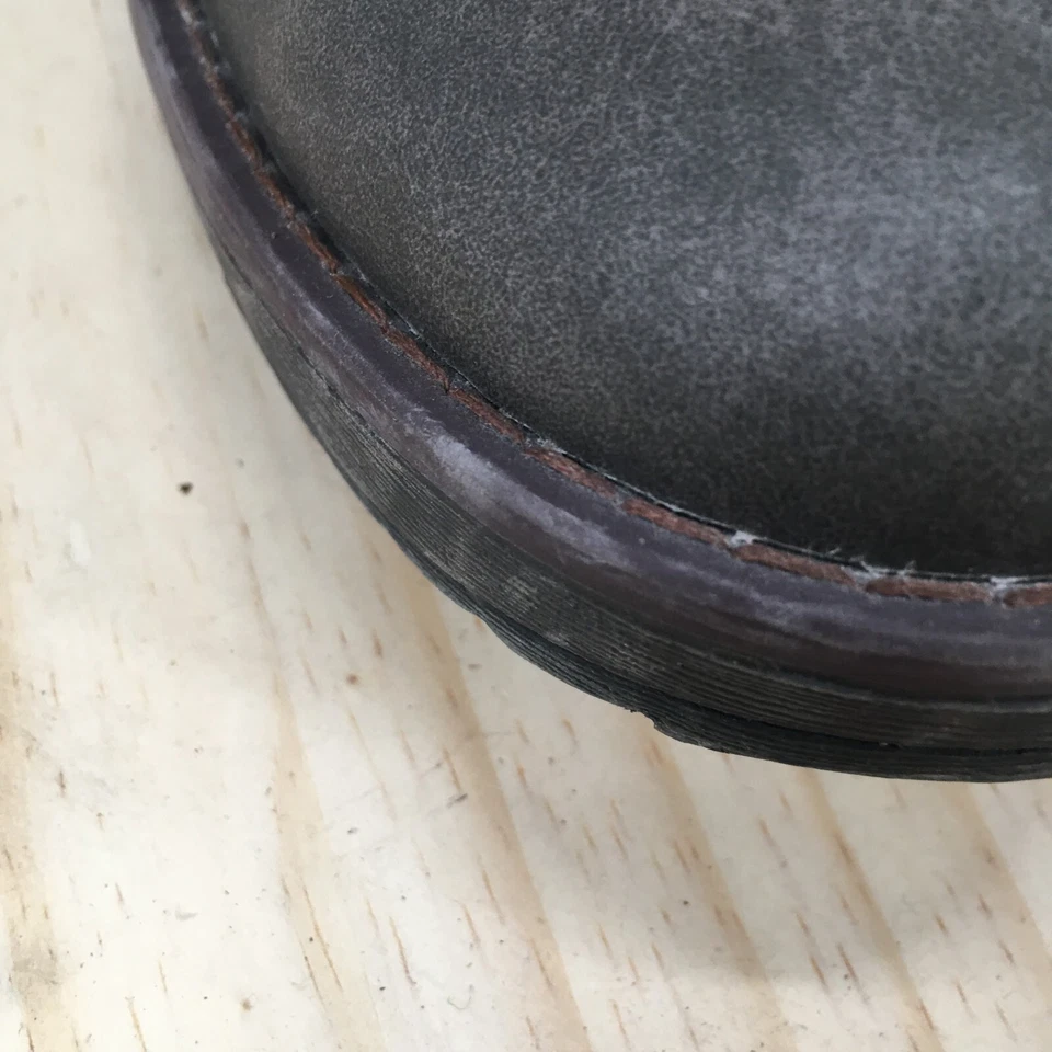 Blowfish Malibu Boots Womens 10 Comet Ankle Booties Wedge Casual Gray Lace Up - Image 3 of 4