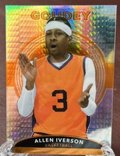 2022-23 UD Goodwin Champions ALLEN IVERSON *GOUDEY Portraits Orange Prism!* /499