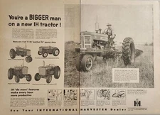 1958 Print Ad International Farmall Tractors 5 Models Shown Chicago,Illinois