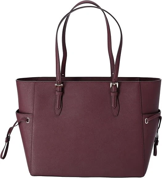 Bolso de Mano Michael Kors Gilly Grande Jet Set con Cordón y Cremallera Superior en Sangre de Buey Foto 4 de 4