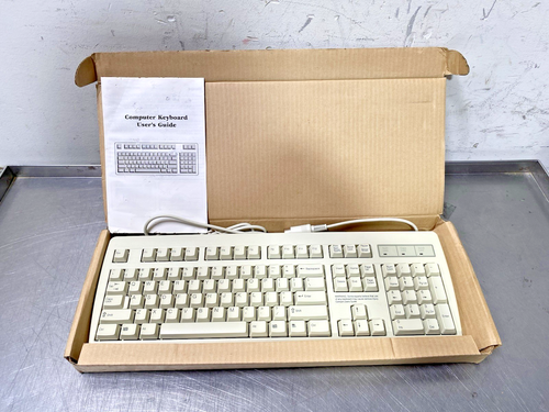 NEW NMB RT2257TW Mechanical Computer Keyboard - Afbeelding 2 van 10