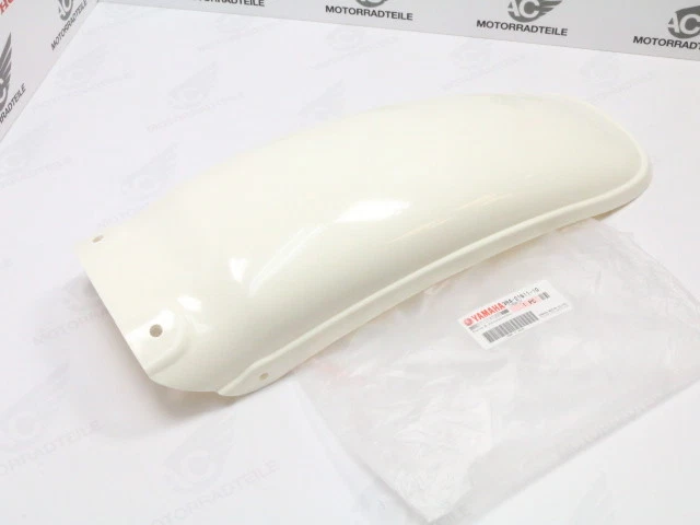 Yamaha YZ 250 465 490 Garde-Boue Plastique Blanc Roue Arrière 1980-1985 - Photo 1/1