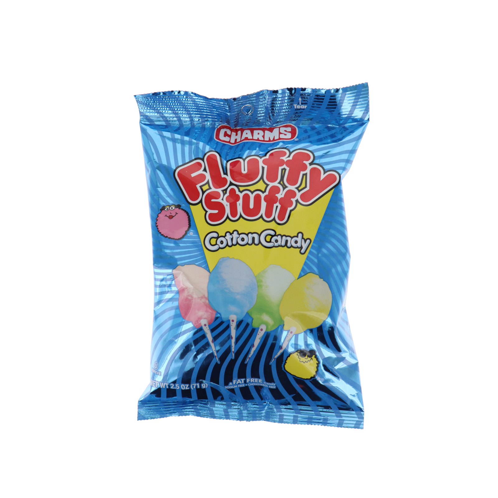 Charms Fluffy Stuff Cotton Candy - 12 count, 12 oz