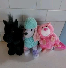 Ganz Webkinz Plush Stuffed Animals Retired Lot Of 3 Poodle Horse & Beaver