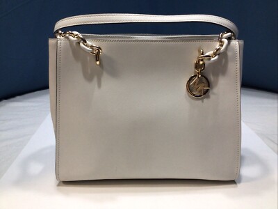 Preowned Michael Kors 35F8GO5T9L Sofia Large Tote Shoulder bag Leather 