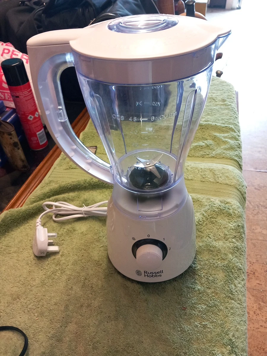 Russell Hobbs Go Create 1.5L White Plastic Jug Blender Smoothie Maker  5038061101492