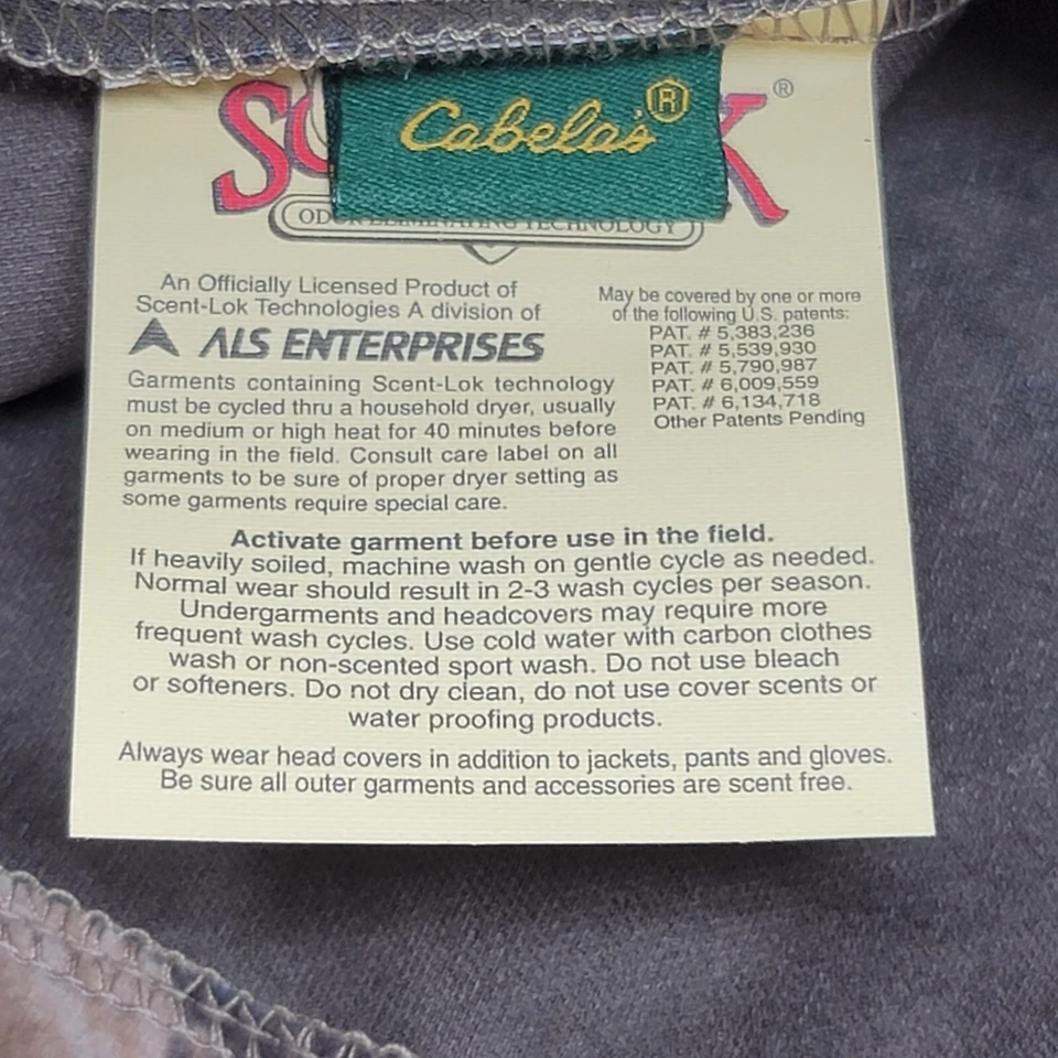 Cabela's Scent-Lok Neck Gaiter Climaflex Advantage Timber Camo One Size - Image 4 of 4