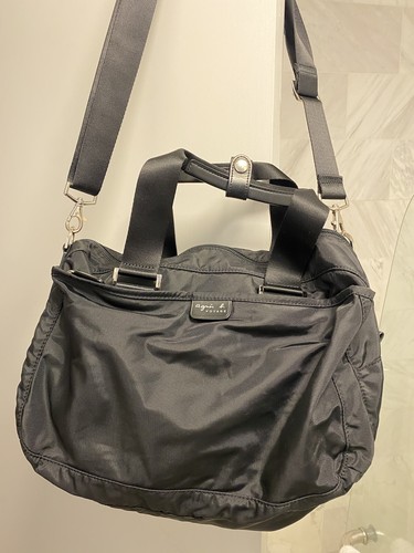 AGNES B. small Nylon and Leather Voyage 
