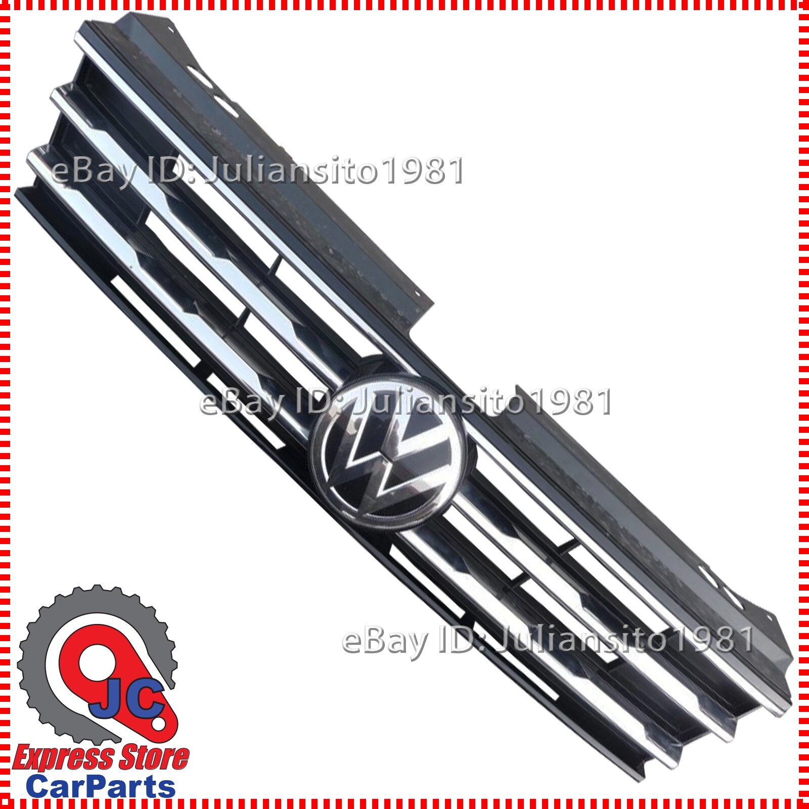 5NN853651F ZLL VOLKSWAGEN GENUINE OEM TIGUAN RADIATOR GRILLE COMPLETE