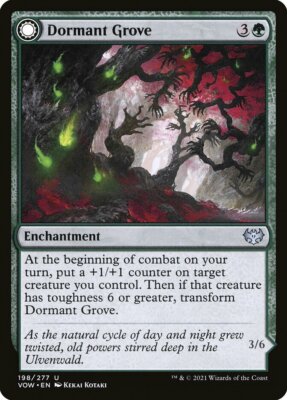 4 Dormant Grove *FOIL* 4x x4 - NM - Innistrad Crimson Vow - SPARROW MAGIC