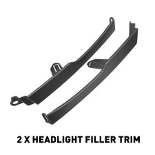 Front Right Left Black Headlight Filler Trim Set For 2006-2009 Toyota 4runner Front Right Left Black Headlight Filler Trim Set For 2006-2009 Toyota 4runner