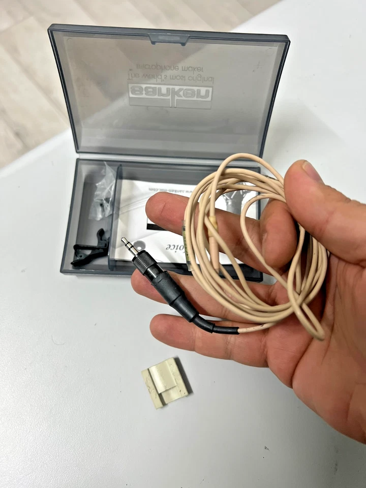 Sanken cos-11d white microphone lavaliere for pro users 3.5mm Locking Sennheiser - Image 3 of 4