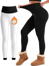 Laite Hebe Fleece Lined Leggings Women - High Medium, Lined-black