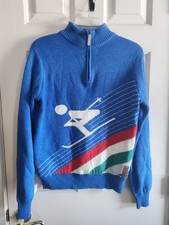 Tipsy Elves Medium Ski Theme Retro Sweater Ugly Christmas Sweater