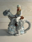 Vintage Star Wars Luke Skywalker on Tauntaun Teapot Sigma Used Cracked Worn 1982