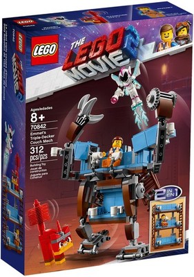 LEGO Movie 2 70842 Robot Sofa Emmet 2in1 Unikitty Sweet Mayhem