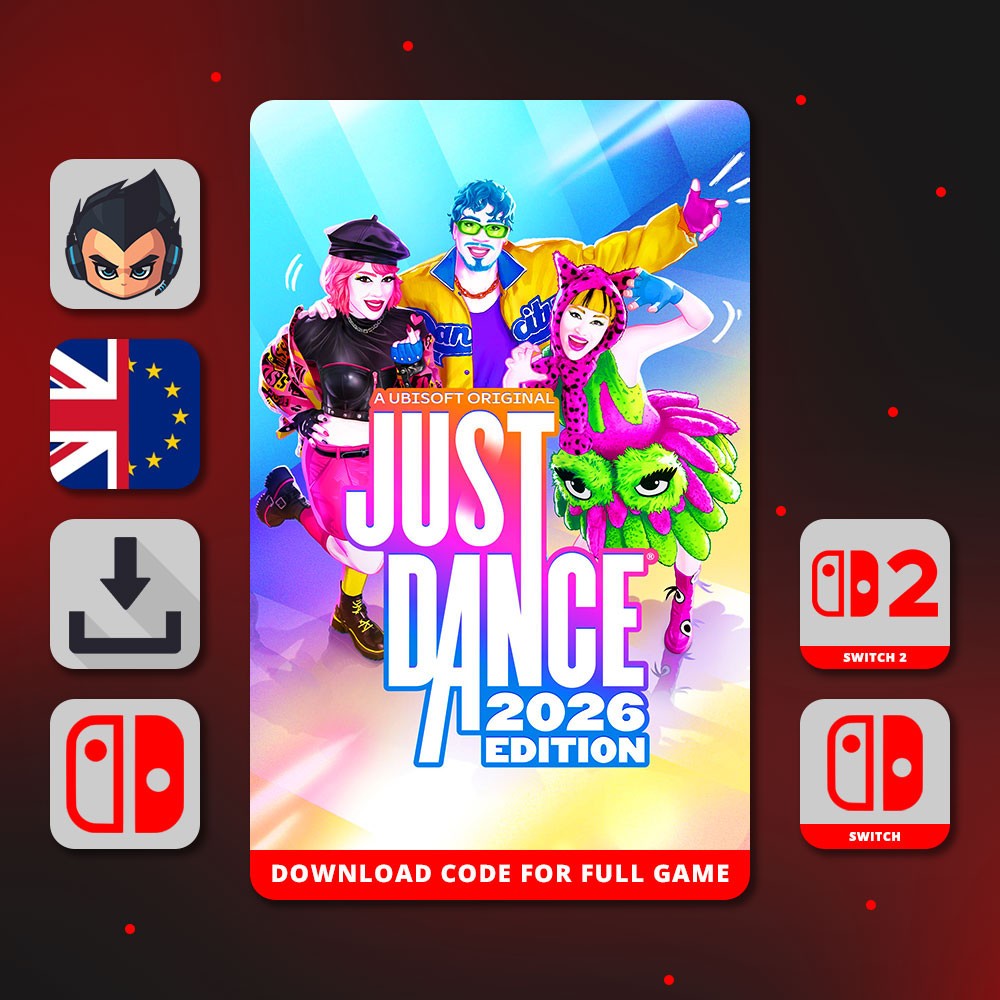 Just Dance 2026 Edition Nintendo Switch | Switch 2 🔴 Game Code 🚀🕺