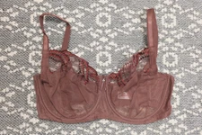 New Wacoal Evocative Edge Underwire Bra - 34DDD - Brown - # 855304