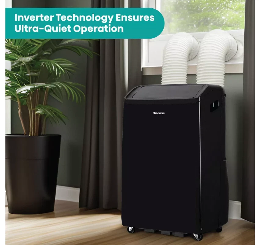Hisense 10000 BTU Inversor Portátil Inteligente Aire Acondicionado con Wi-Fi/Remoto Nuevo en Caja Foto 3 de 4