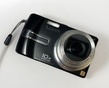 PANASONIC Lumix DMC-TZ3 Black Digital Camera 7.2MP 10x Zoom RARE Y2K TESTED!!