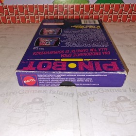 PIN-BOT  NINTENDO NES 8 BIT PAL A VERSIONE MATTEL ITA  CIB PINBOT ITALIANO