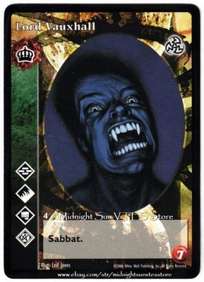Lord Vauxhall Lasombra Third Edition V:TES VTES Vampire CCG