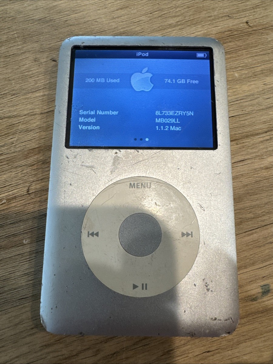 Apple iPod Classic 80GB Model A1238 6th Gen – Tested, Works | eBay