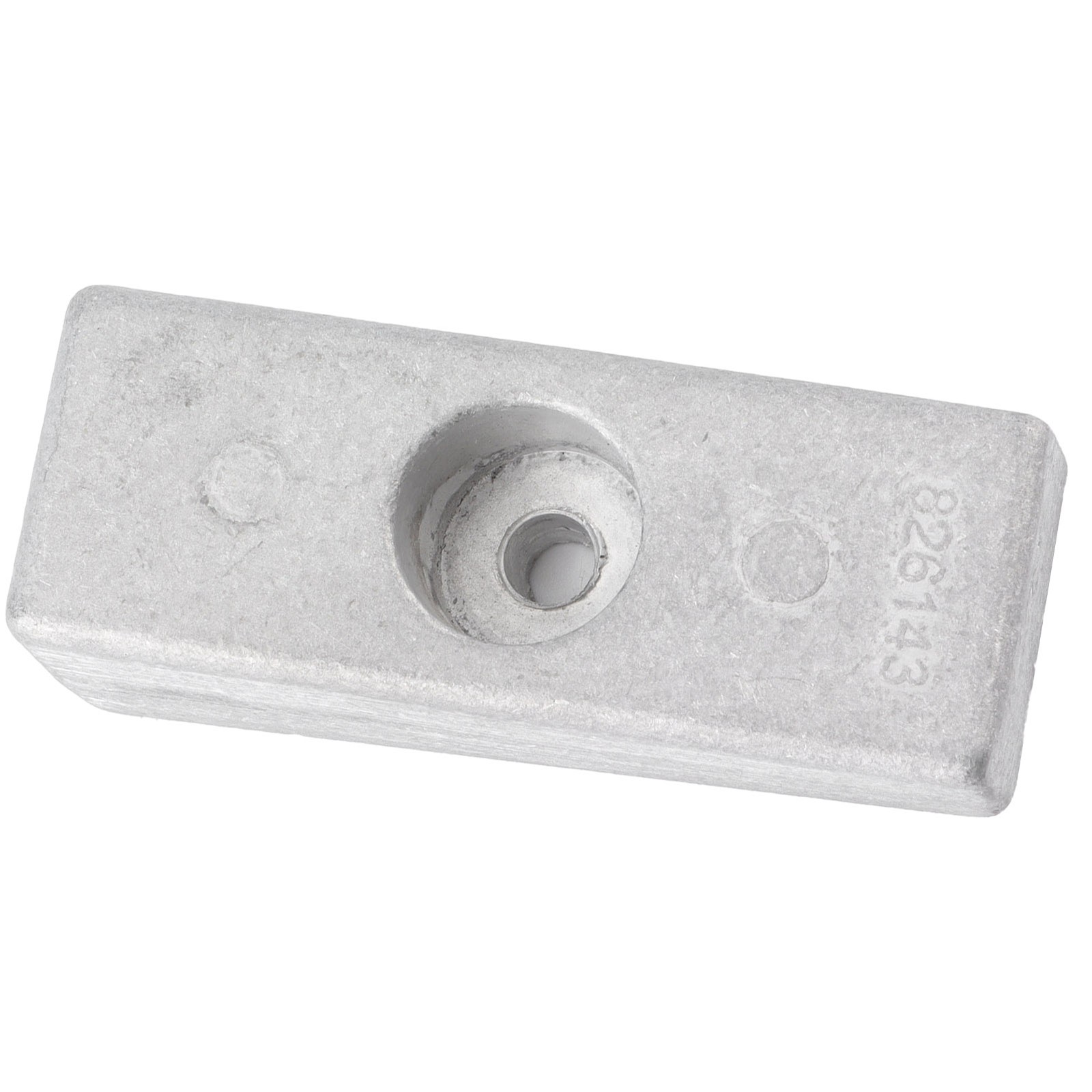 Aluminum Alloy Wedge Anode 826134 826134Q Replacement Fit For Mariner Outboard