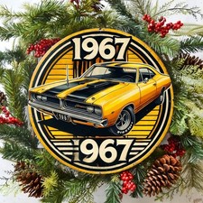 Classic Muscle Car 1967 Theme Tin Metal Signs Home Décor 8x8