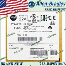 22A-B4P5N104/A Brand New AB 22AB4P5N104 PowerFlex AC Drive 22A B4P5N104 serA US