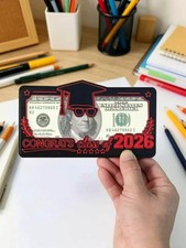 Graduation Money Holder 2026 Cash Box Clip Gift for Graduates