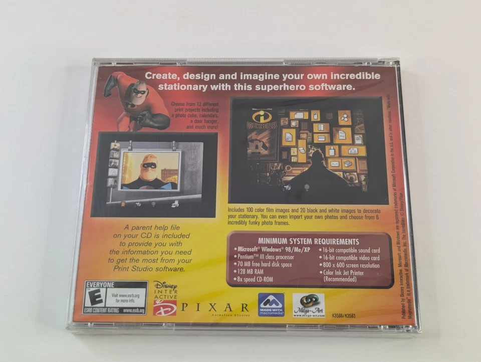 The Incredibles Print Studio PC-CD ROM (New) - Image 2 of 2