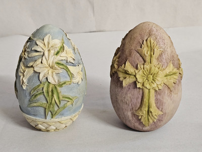 Eggstravagant by Tom Herold for DEMDACO 2005 Peace & Celebration Resin Eggs Set 