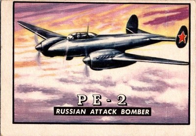 1952 Topps Wings Friend or Foe (R707-4) #38 PE-2