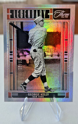 2025 Panini Three & Two GEORGE KELLY Silver /32 - #L-GKY Legend