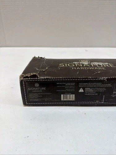 Signature Hardware SHGFTHZBN Greyfield Wall Mounted Toilet Paper Holder - Picture 2 of 3