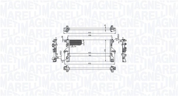 Magneti Marelli MotorküHler WasserküHler 350213215100 FüR Fiat Ducato Bus 130 3-image